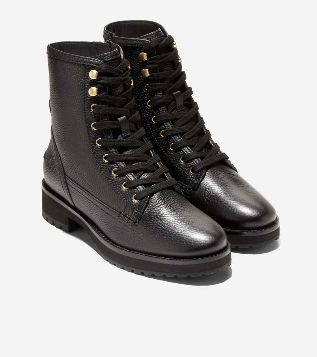 リンドン ウォータープルーフ レースアップ ブーティー womens