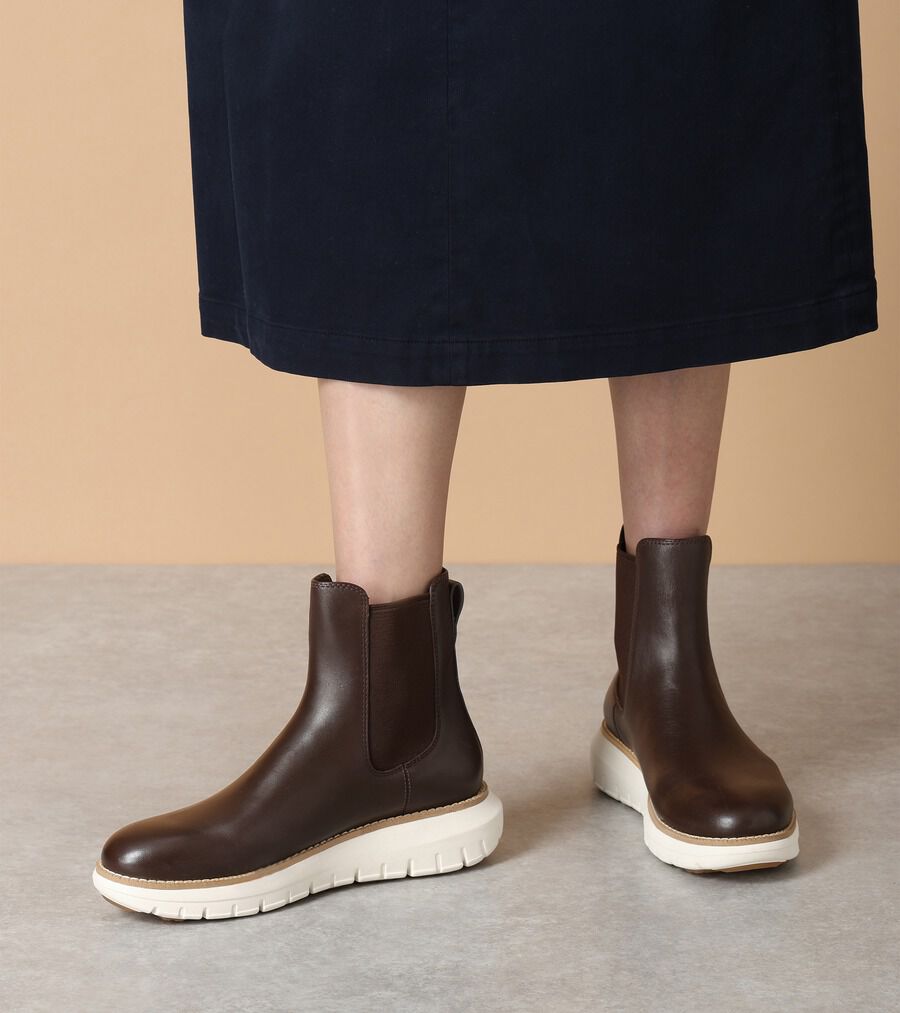 ゼログランド レクサンナ チェルシー ブーツ ウォータープルーフ