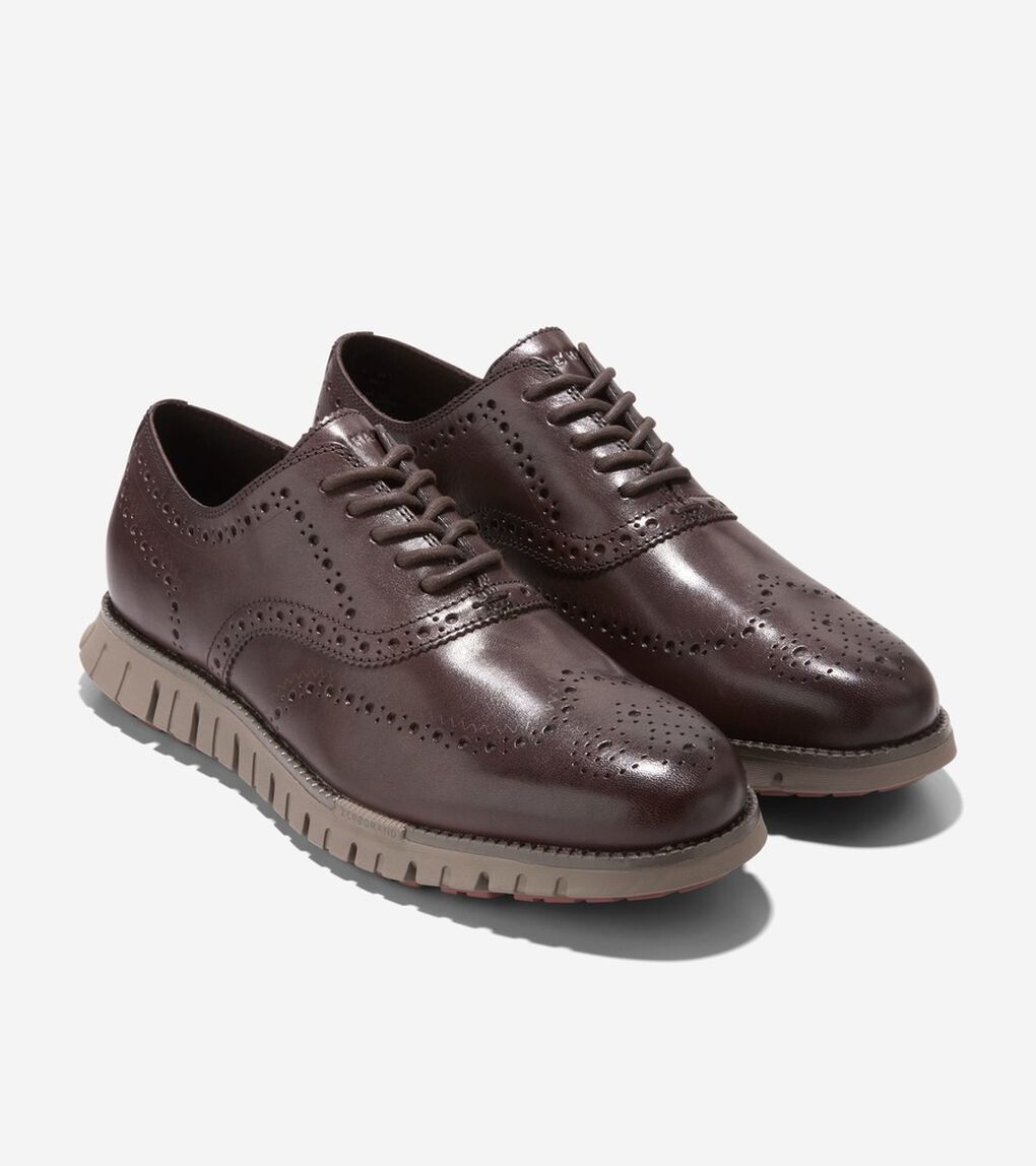 ゼログランド リマスタード ウィングチップオックスフォード mens.