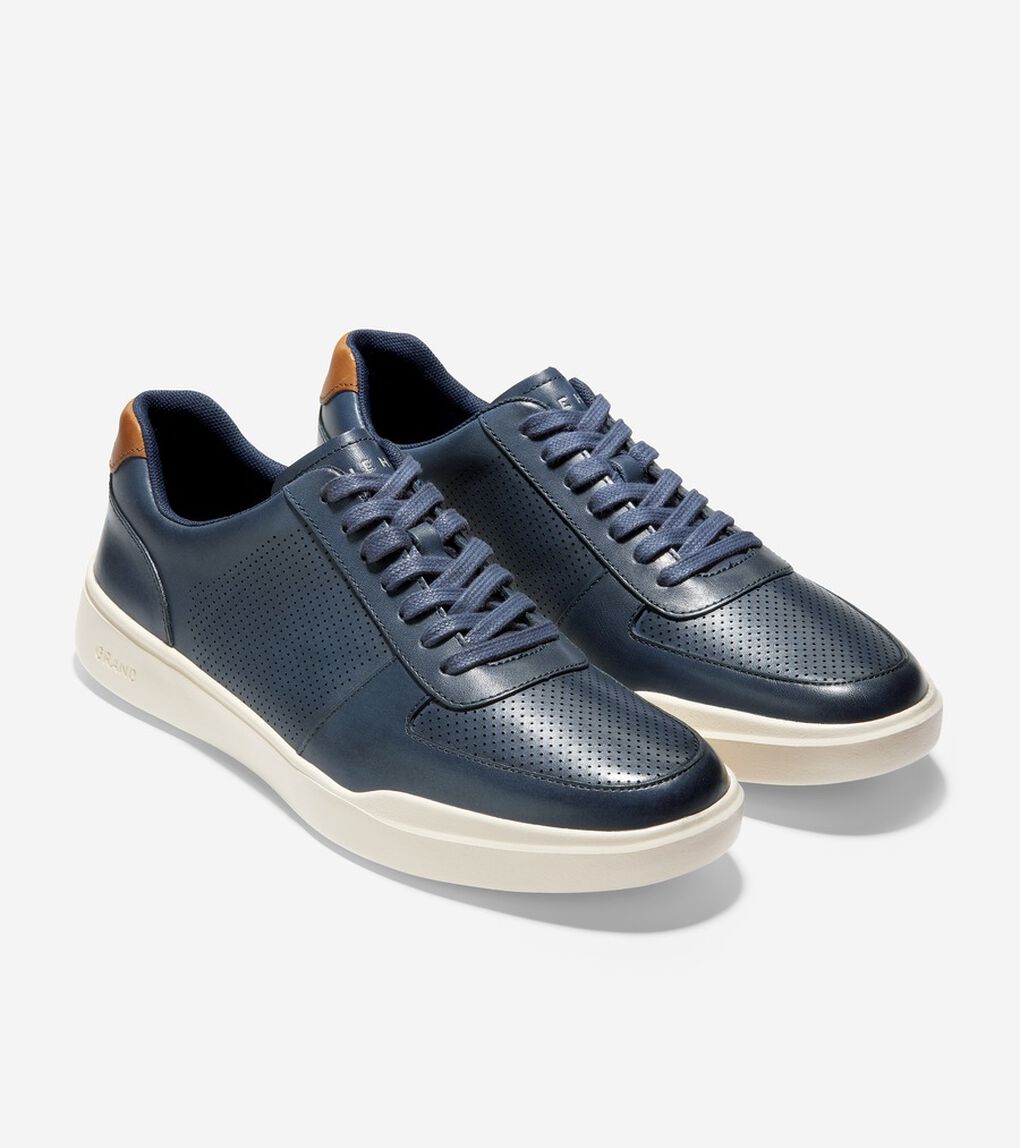 グランド クロスコート モダン パーフォレーション スニーカー mens.