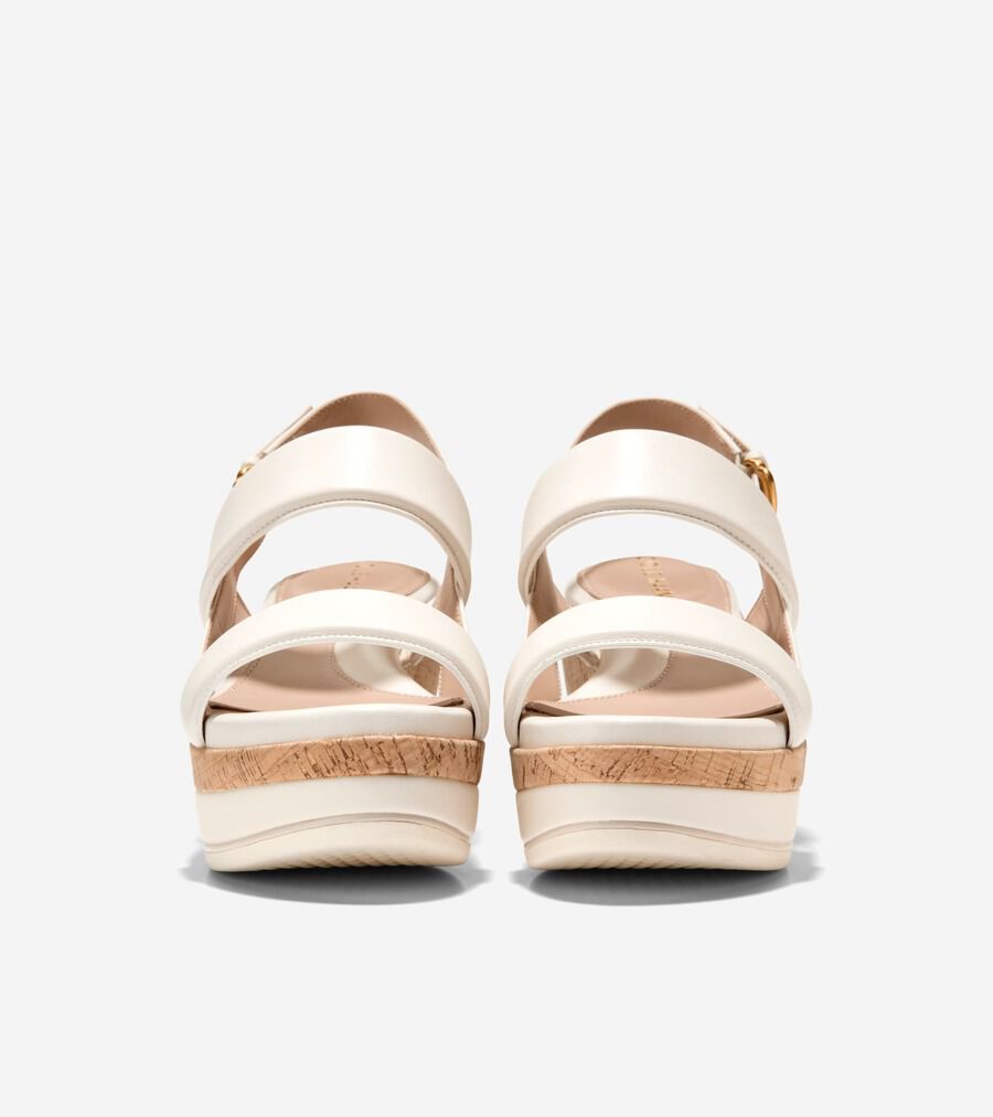 セール☆COLE HAAN アイスリン ウェッジ サンダル（アイボリー） アイスリン ウェッジ サンダル womens. 0.0 | COLE_HAAN