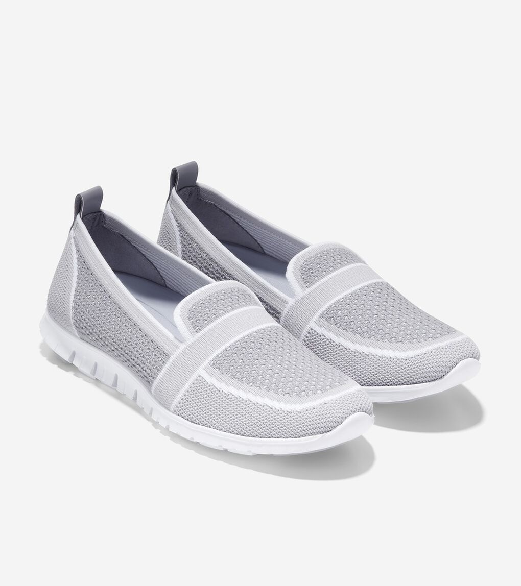 ゼログランド スティッチライト スリッポン ローファー womens.