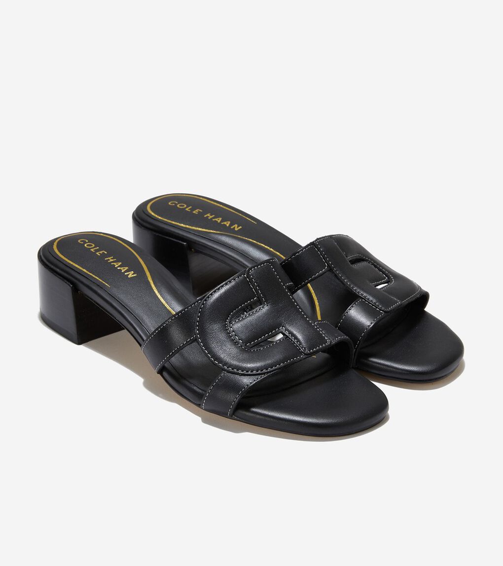 クリシー ブロックヒール サンダル womens.