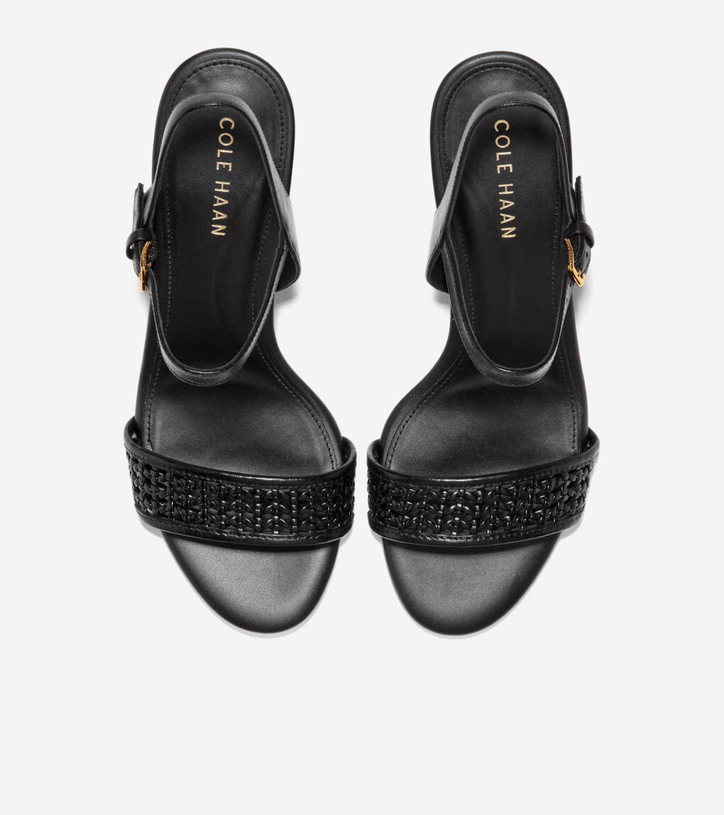 ジョージー ブロック ヒール サンダル 65MM womens.