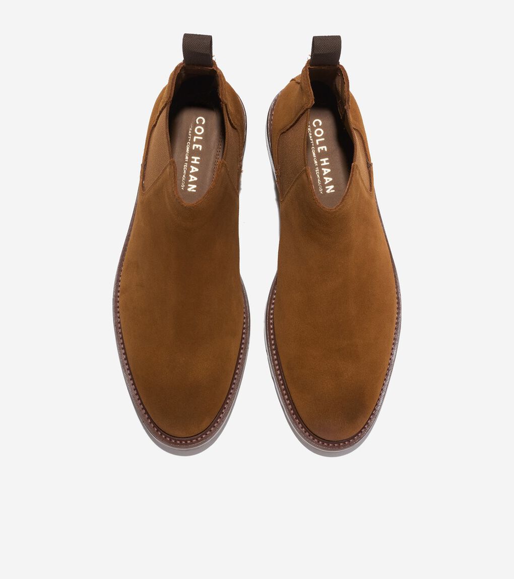 ラウンドヒル グランド チェルシーブーツ mens