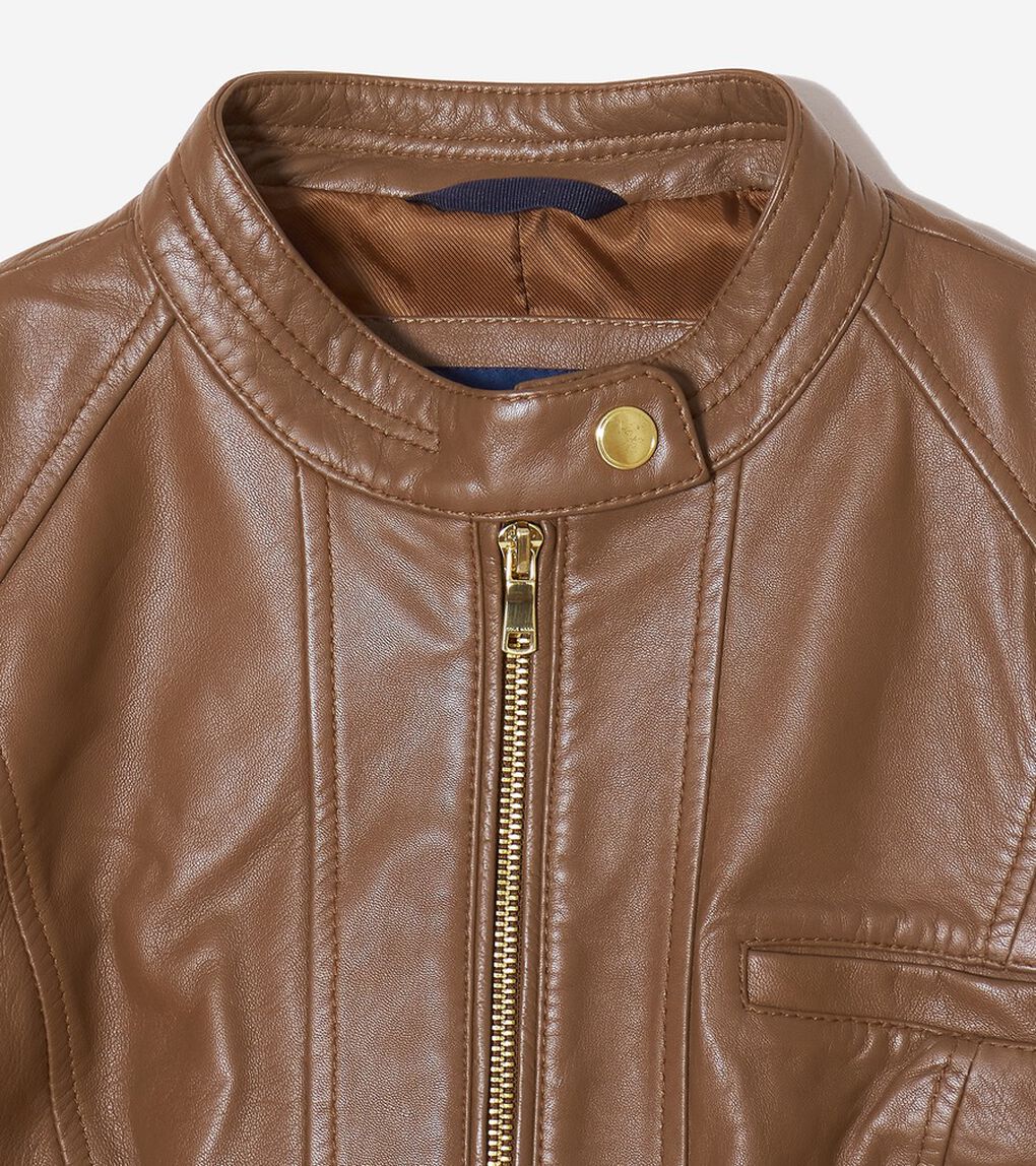 スムーズ ラム ジャケット womens.