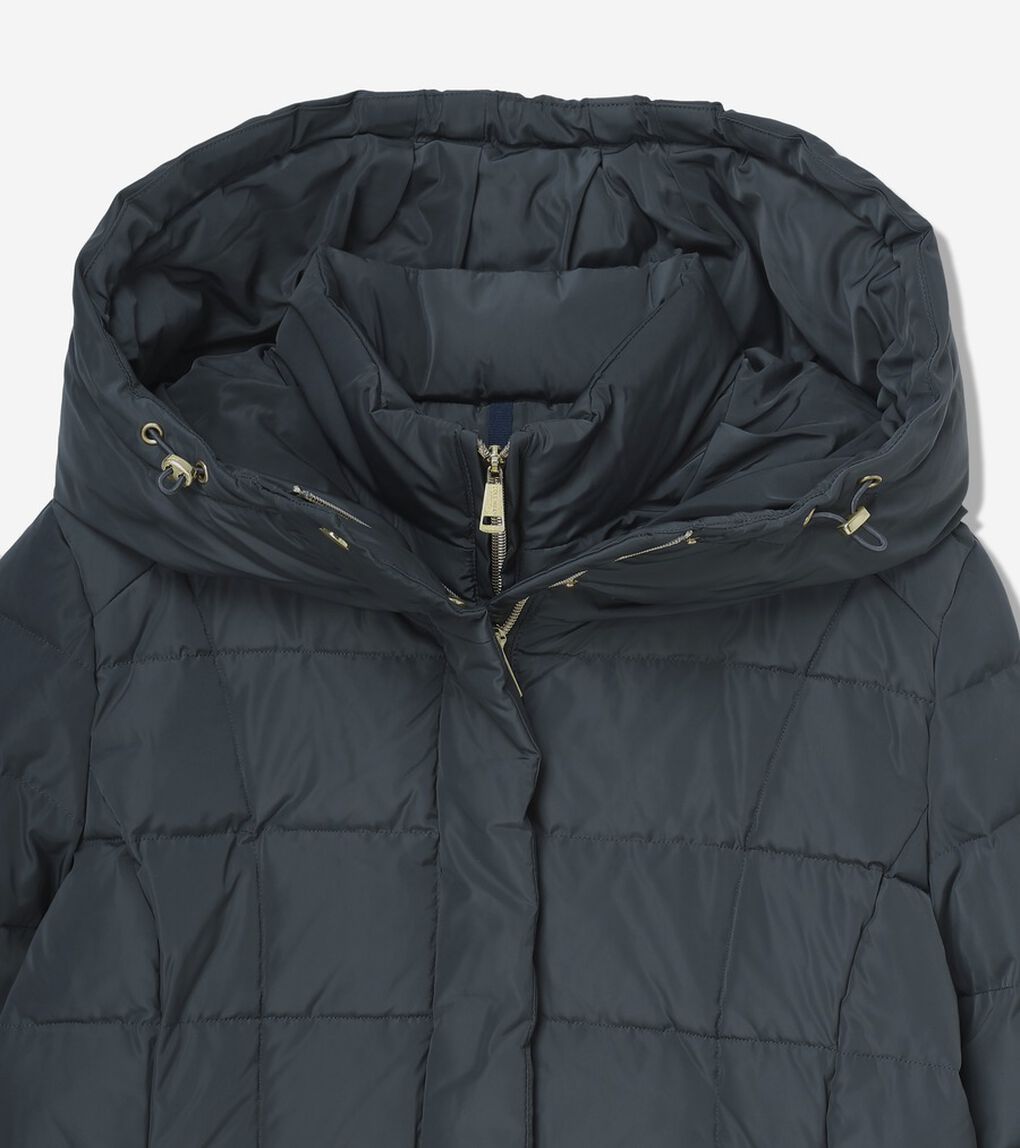 シグネチャー 32IN タフタ ダウン コート womens