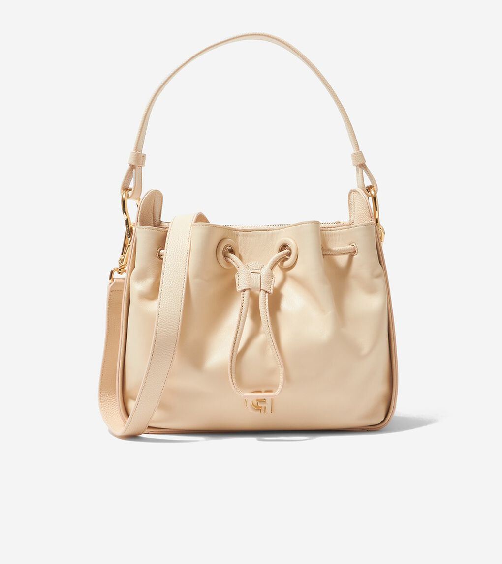 エッセンシャル ドローストリング ショルダーバッグ womens.