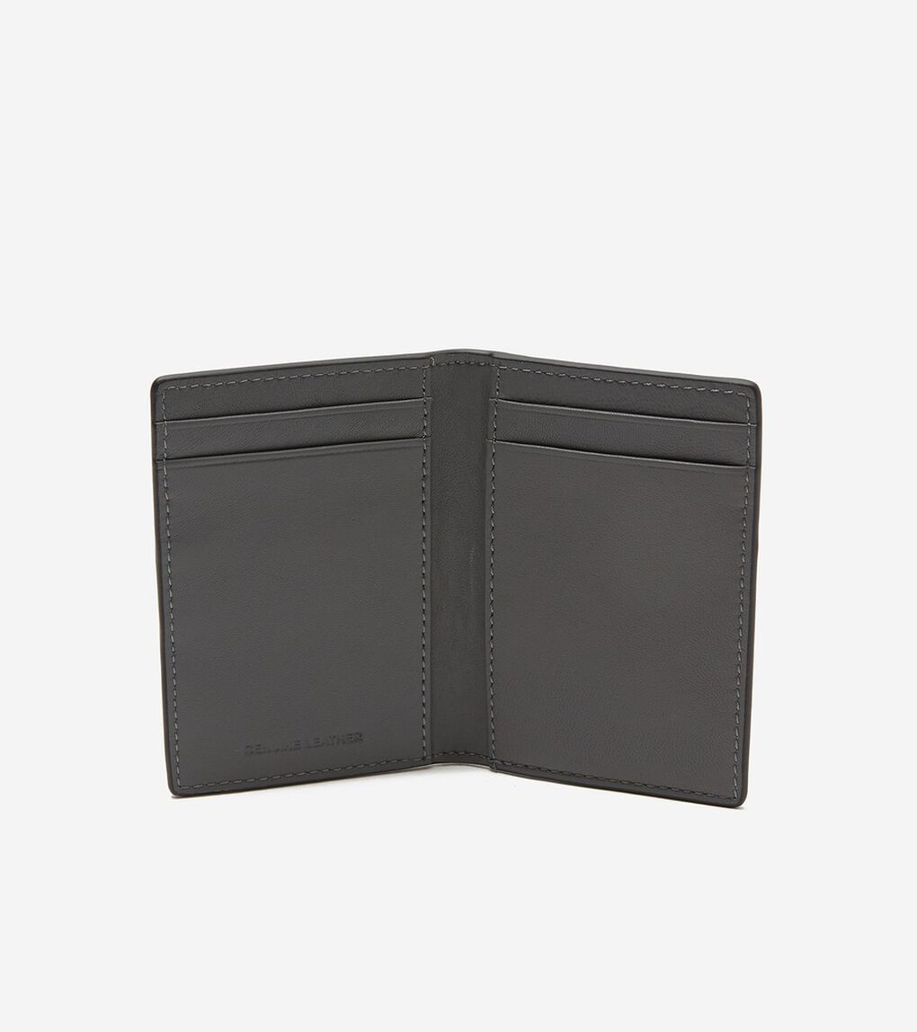 カラーブロック フォールデッド カード ケース mens.