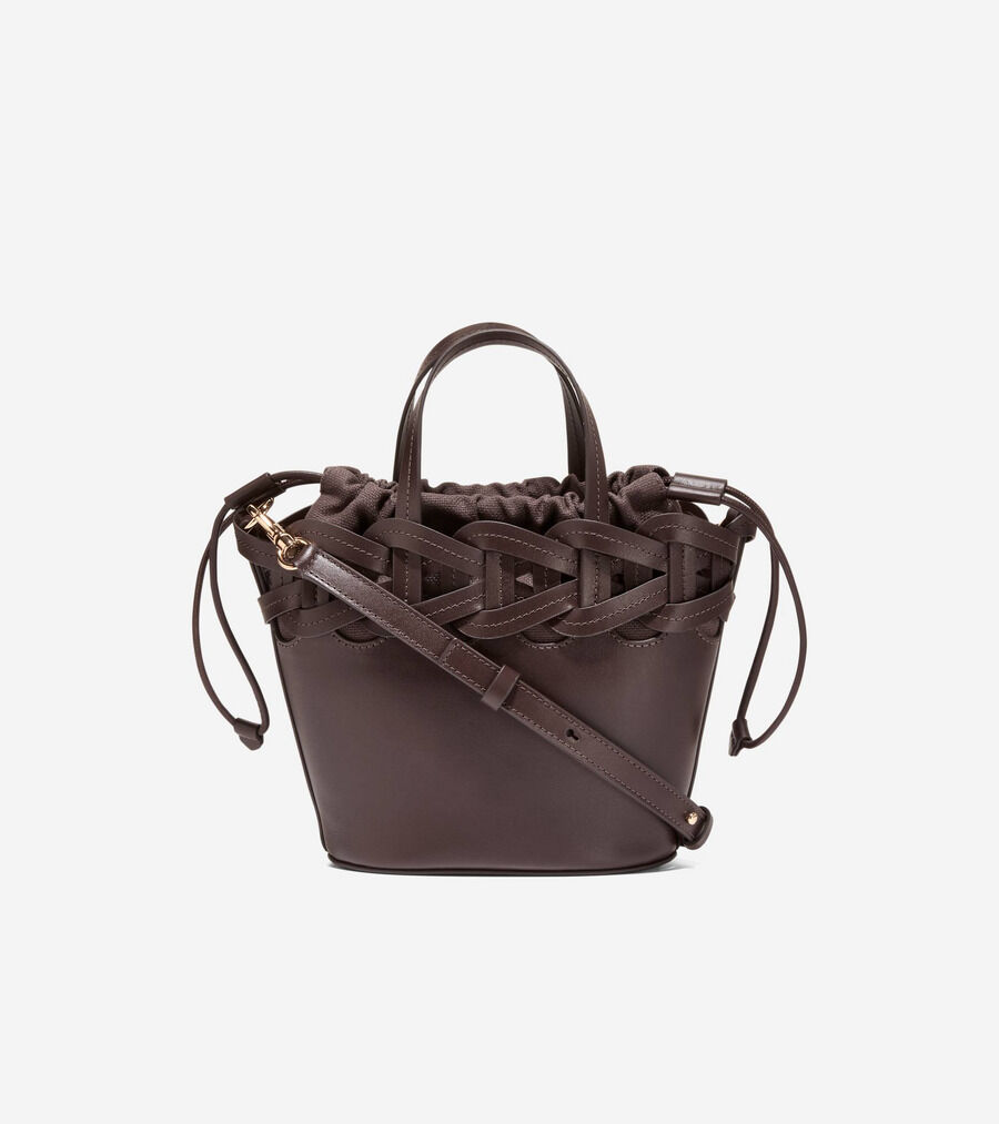 ななな　チャコール38 ジュリエット スモール トート クロスボディ womens 40000 | COLE_HAAN