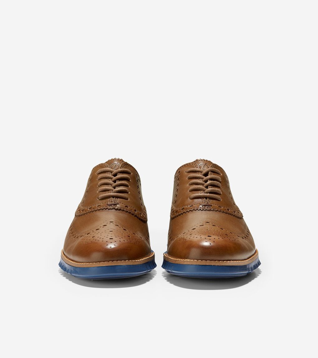 ゼログランド ウィングチップ オックスフォード mens.