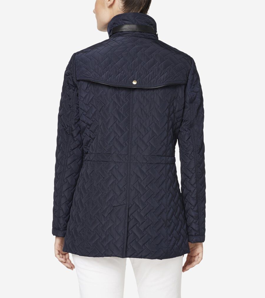 オーガニックコットン　茜　キルティングコート　プリスティン オーガニックコットン 茜 キルティングコート プリスティン