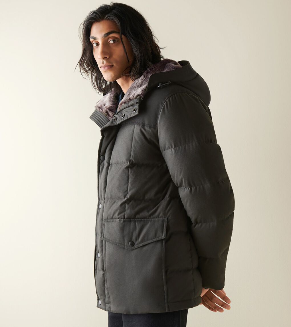 フランネル ダウン ジャケット mens.