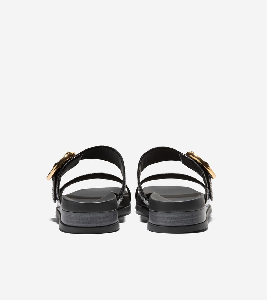 オークリン ダブルバンド フットベッド サンダル womens