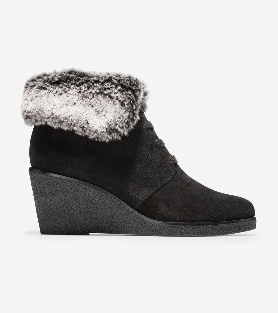 コラリー ウェッジ ブーティー ウォータープルーフ womens. 0.0 | COLE_HAAN