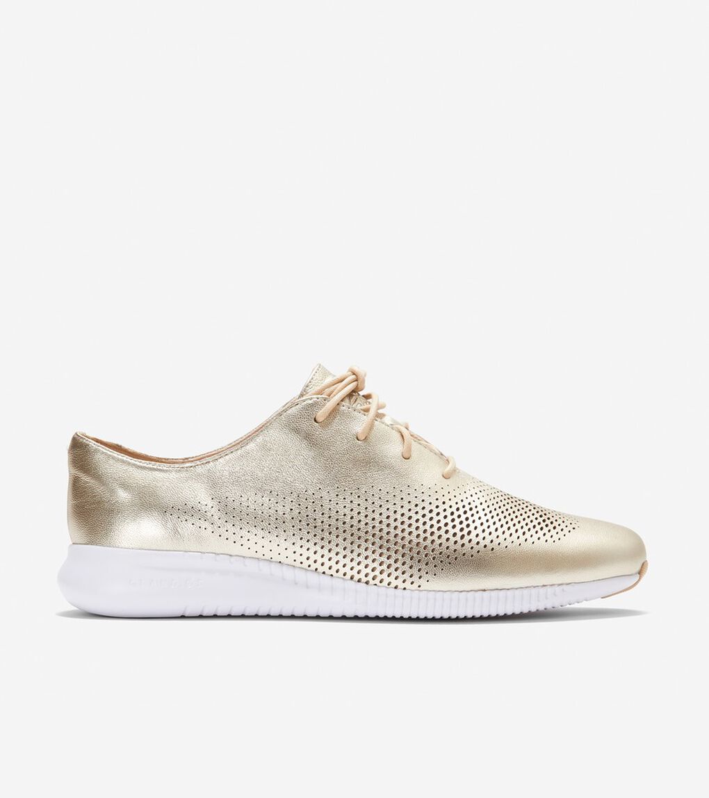 2.ゼログランド レーザー ウィングチップ オックスフォード womens.