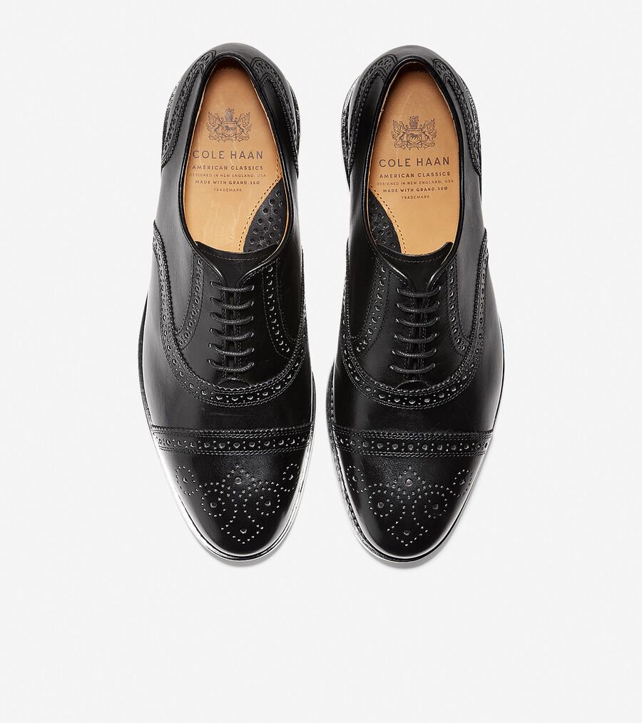 ニーランド ブローグ キャップトゥ オックスフォード mens. 0.0 | COLE_HAAN