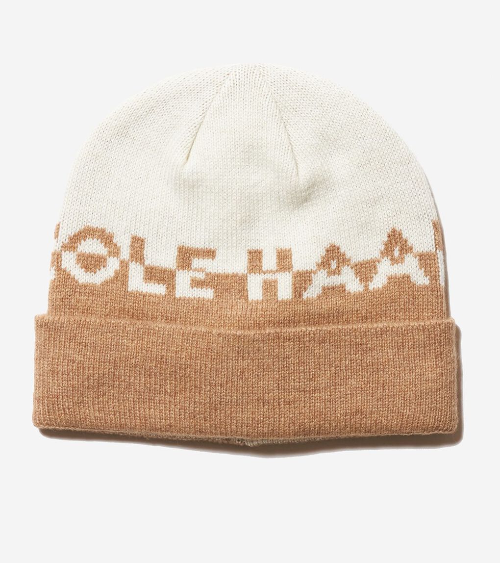 ニット ロゴ ハット mens womens.