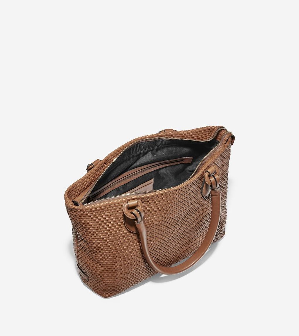べサニー ウーブン ミディアム トート womens.