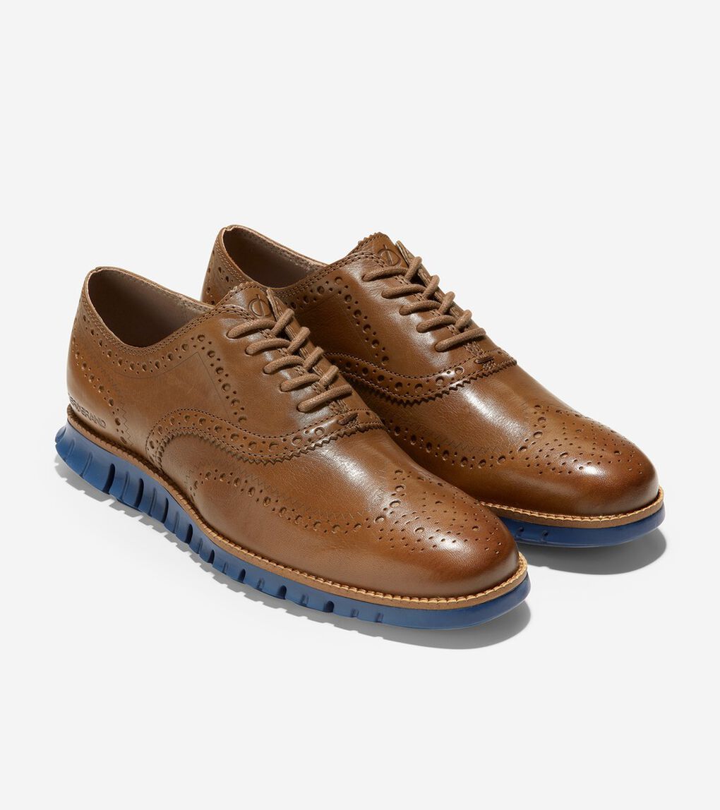 ゼログランド ウィングチップ オックスフォード mens.