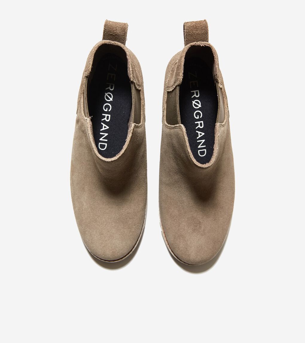 ゼログランド シティ ウェッジ ブーツ ウォータープルーフ womens.