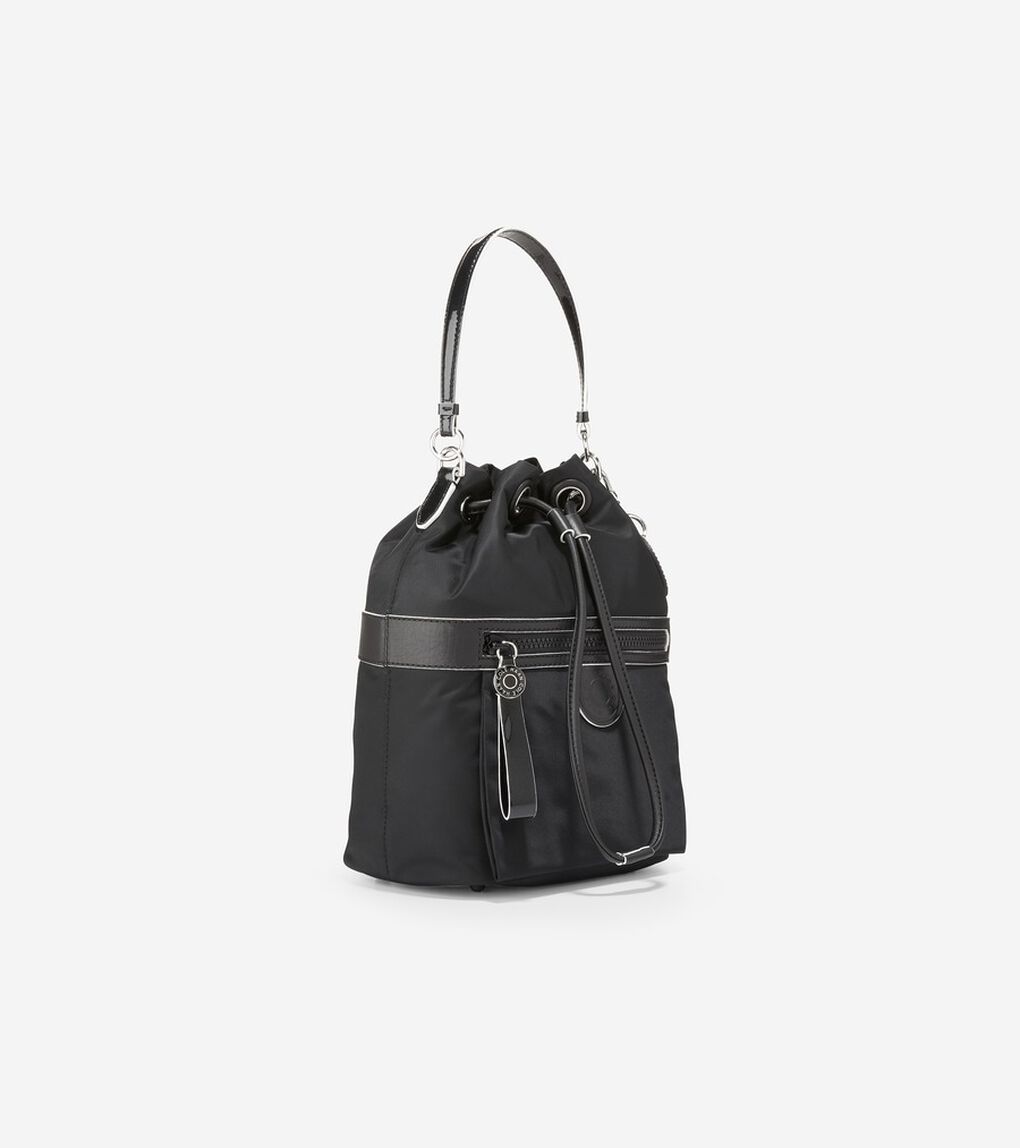 ナイロン ドローストリング クロスボディ womens.
