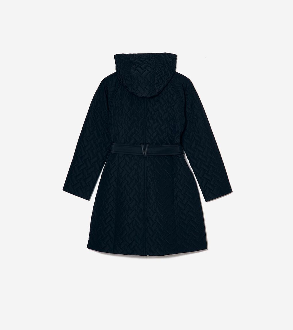 シグネチャー キルト ベルティド ジャケット womens
