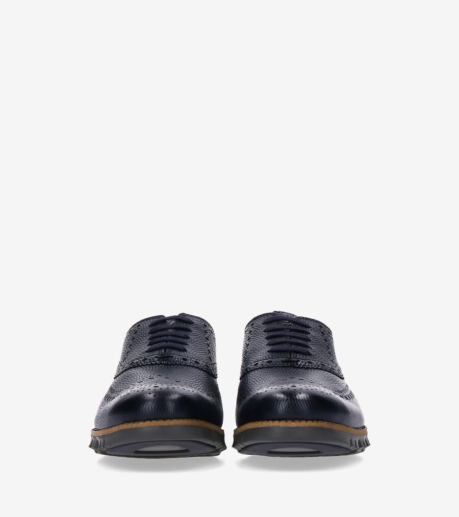 ゼログランド ウィングチップ オックスフォード mens. 0.0