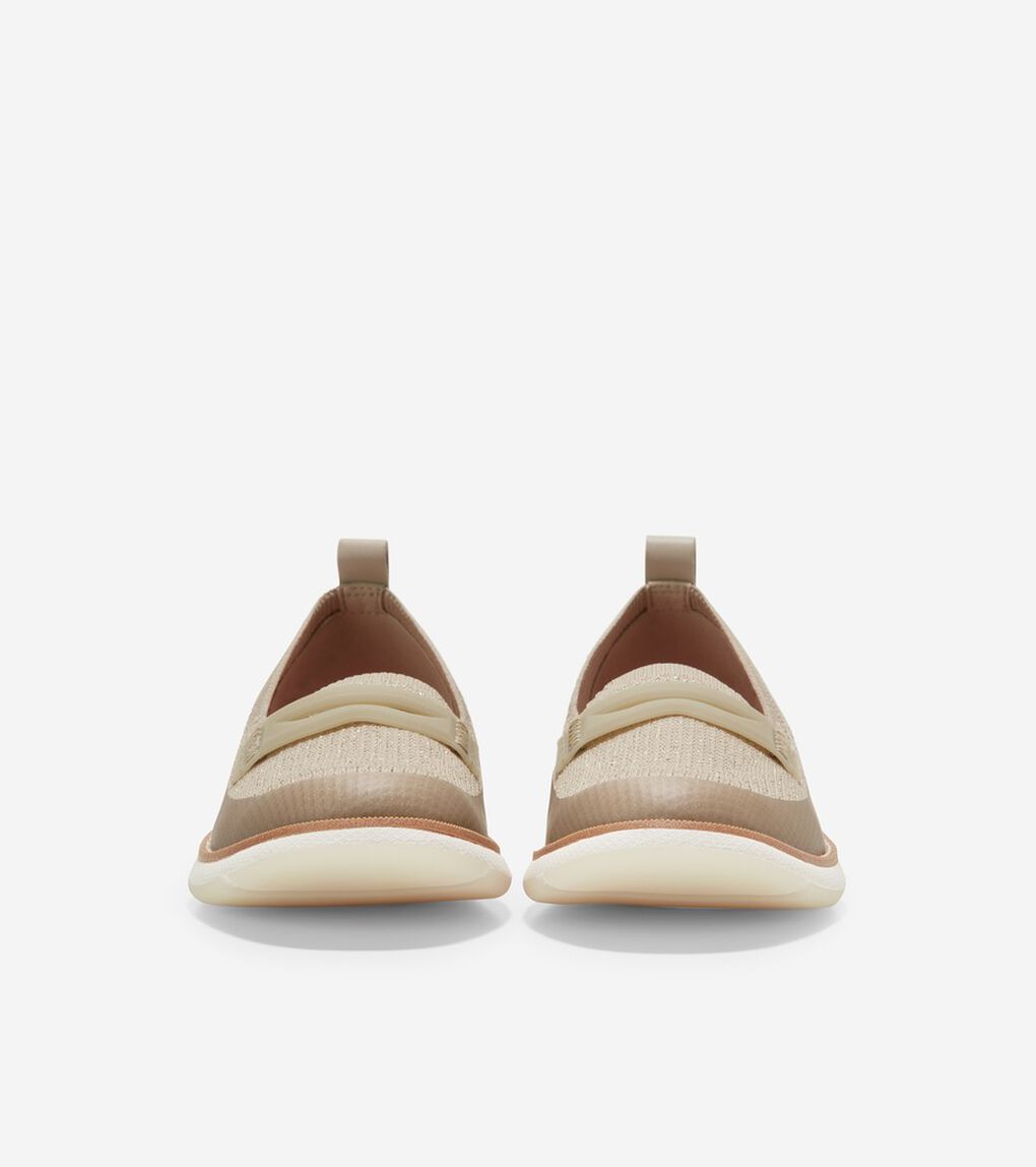 4.ゼログランド スティッチライト ローファー womens.