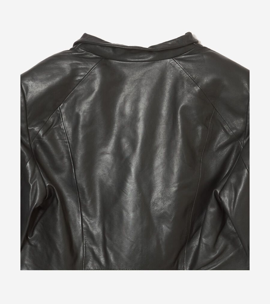 モウルデッドカラーアシンメトリックレザージャケット womens モウルデッドカラーアシンメトリックレザージャケット womens