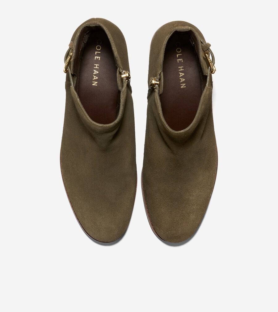 【美品】COLE HAAN 本革 ハイディン ブーティー 45㎜ womens