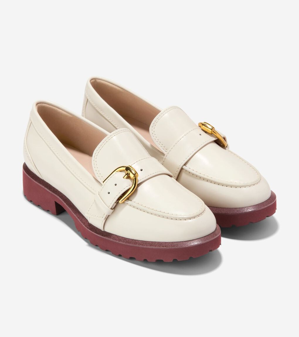 ギアナ バックル ローファー womens.