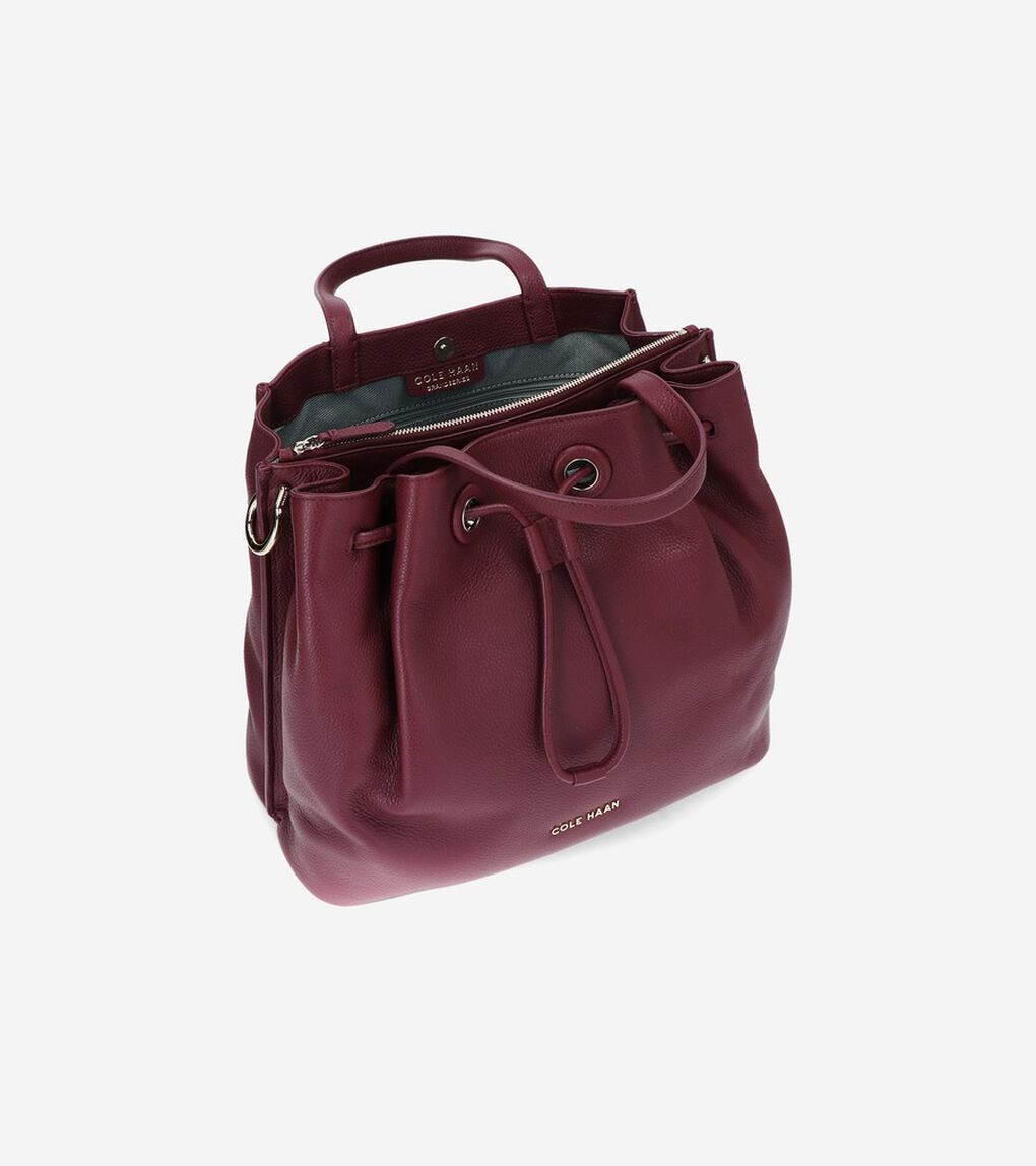 レザー バケット バッグ womens.
