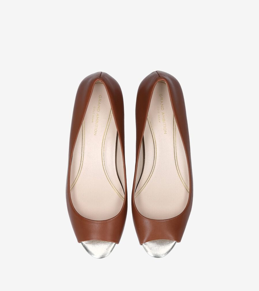 【Cole Haan】グランド アンビション オープントゥ ウェッジ　7.1/2 Cole Haan】グランド アンビション オープントゥ ウェッジ 7.1/2