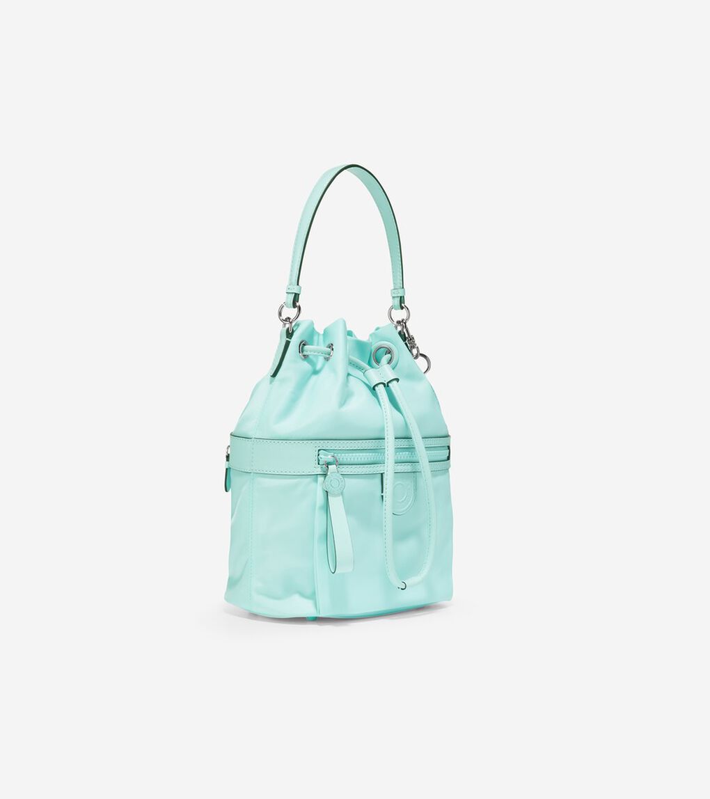 ナイロン ドローストリング クロスボディ womens.