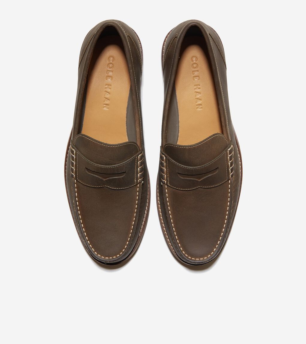 ピンチグランド カジュアル ペニーローファー mens.