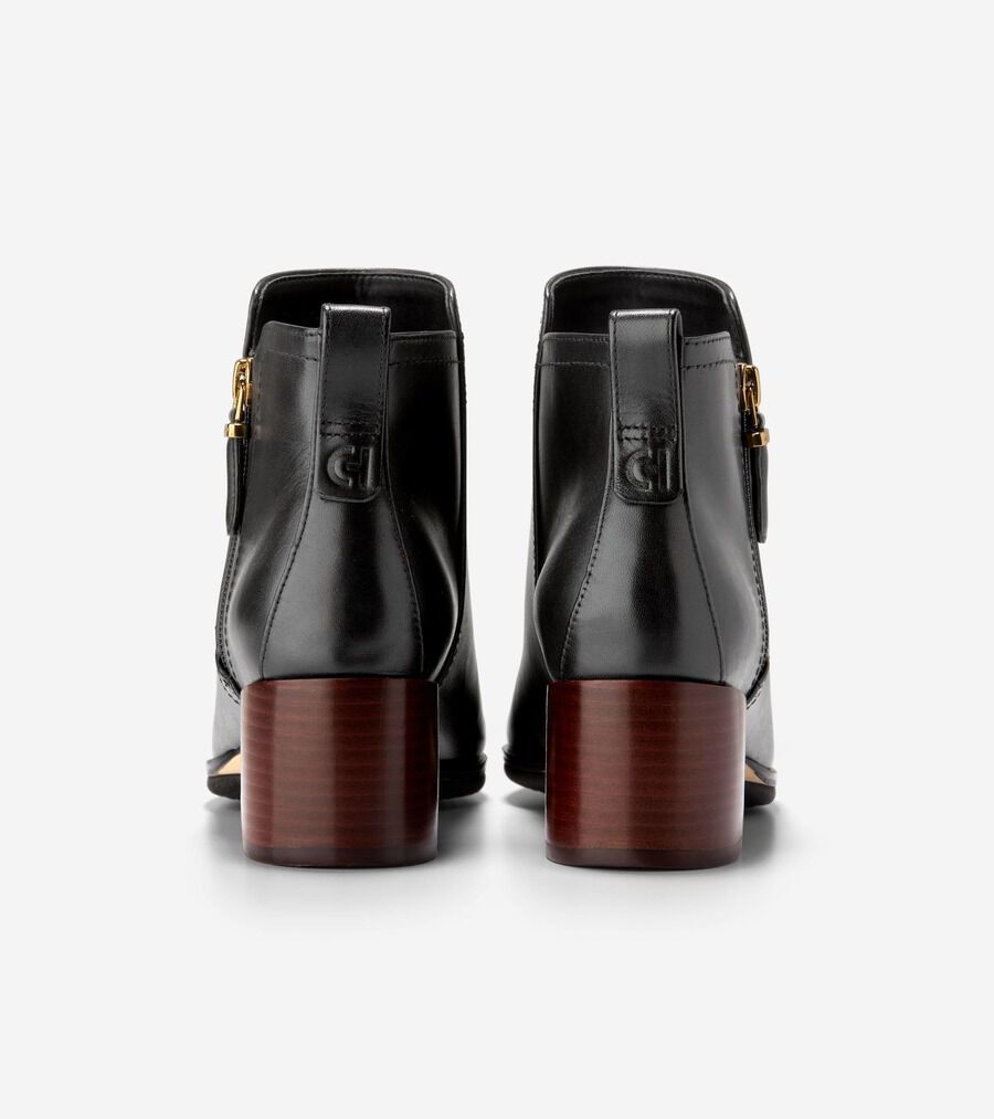 特価 ブラックブーティ ハイスリー アンクル ブーティー womens. 36000 | COLE_HAAN