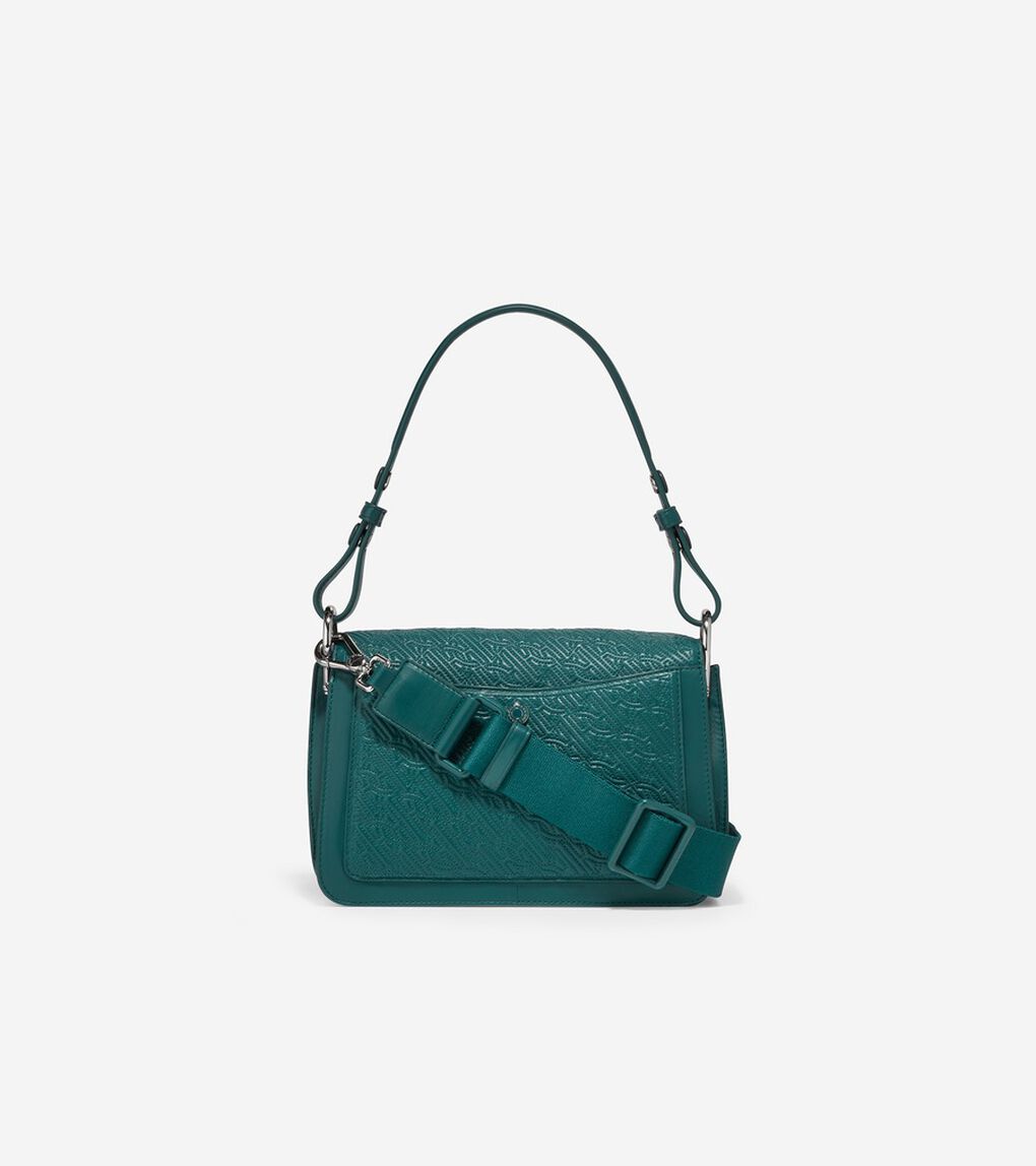 キルテッド ロゴ ショルダー バッグ womens.