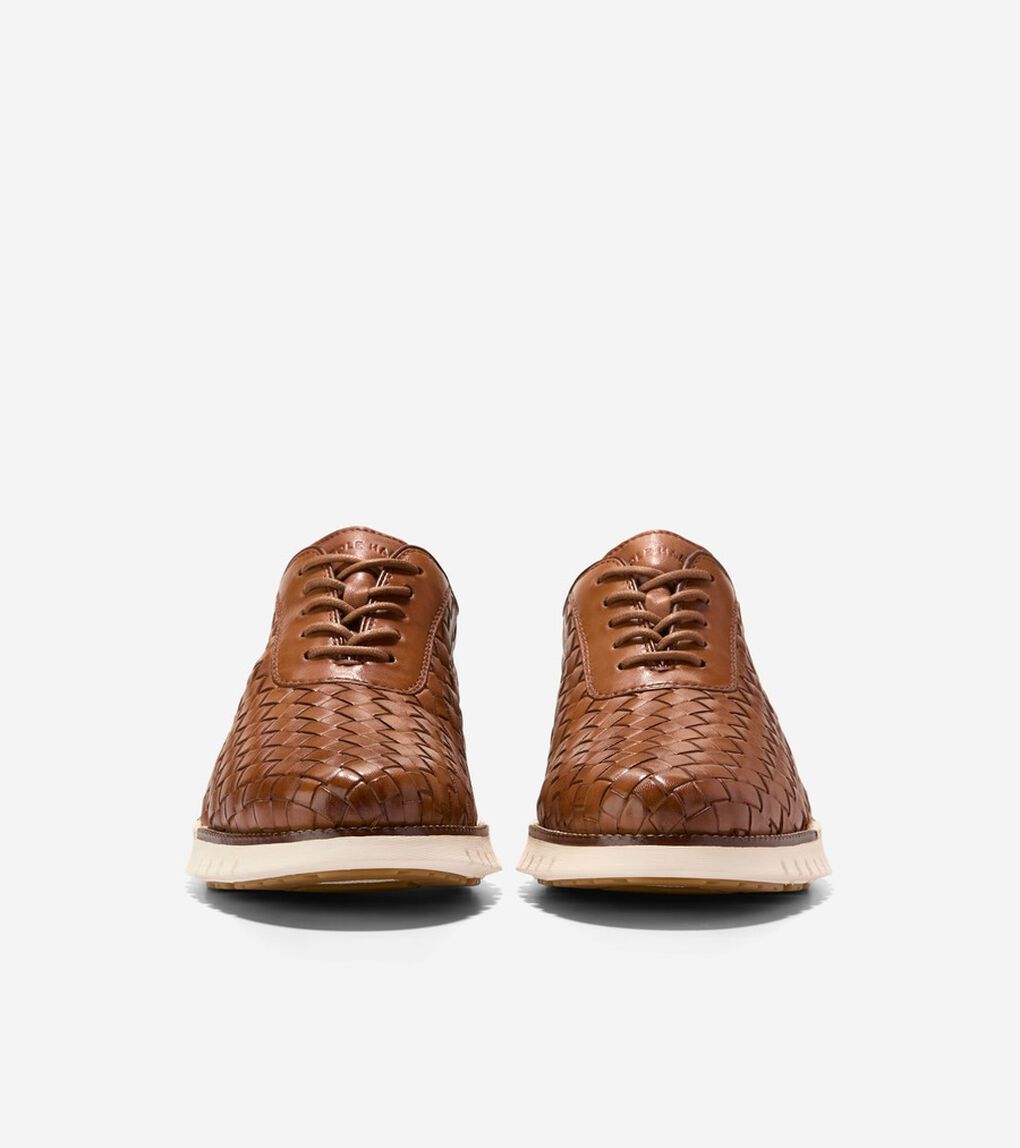 ゼログランド リマスタード ウーヴン オックスフォード mens