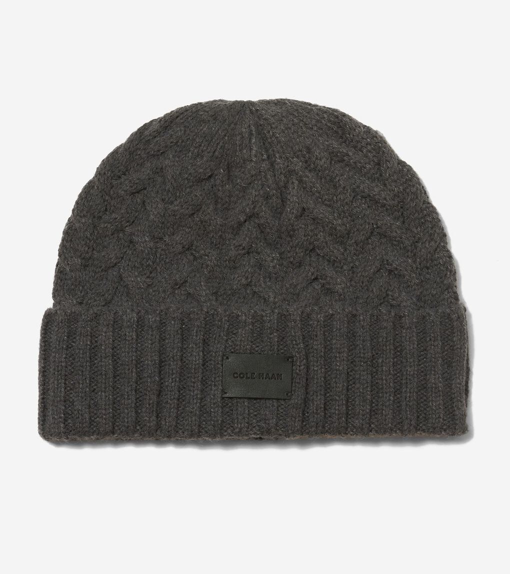 チェーンリンク ケーブル ニット ハット mens.