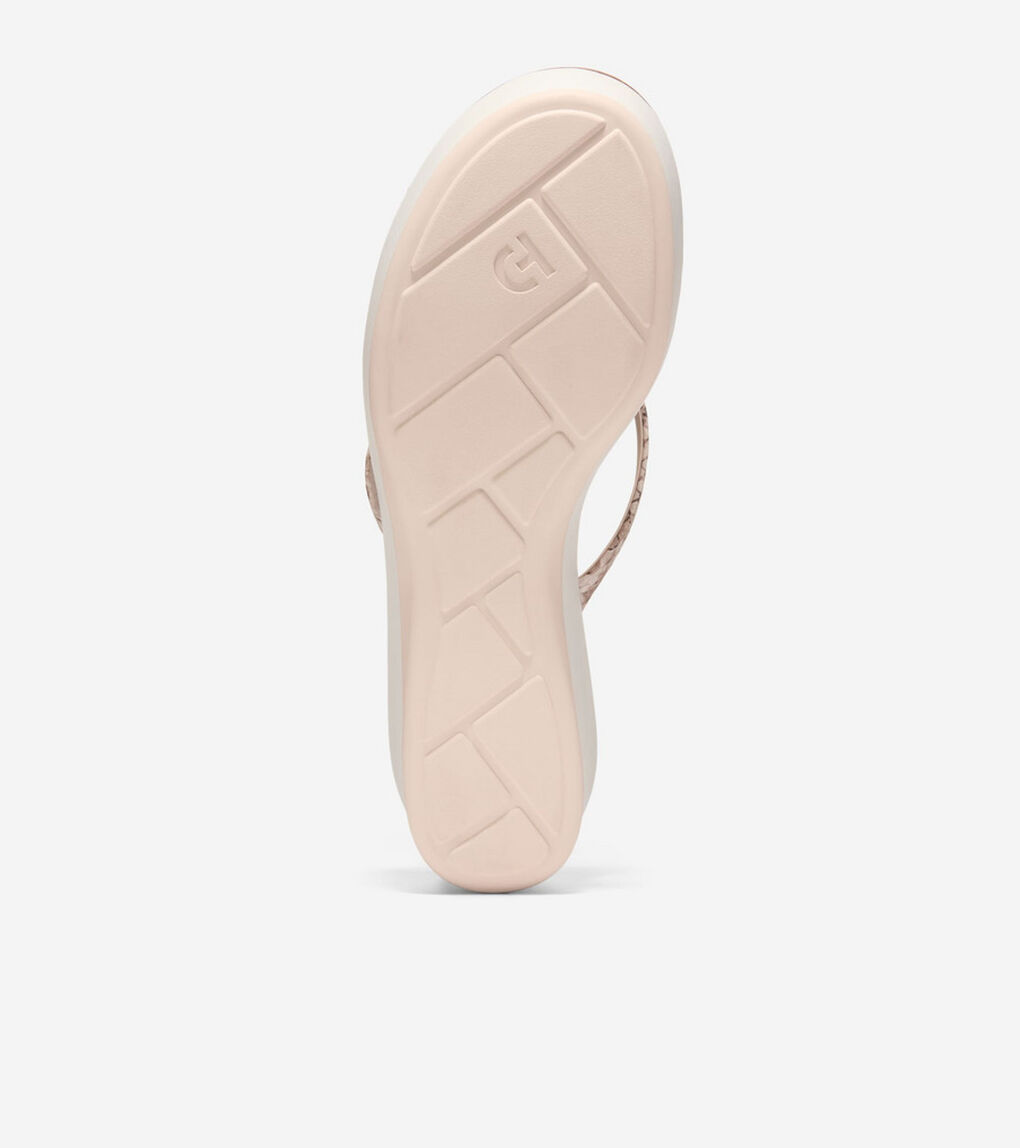 グランド アンビション アズーラ ストラッピー ウェッジ サンダル womens