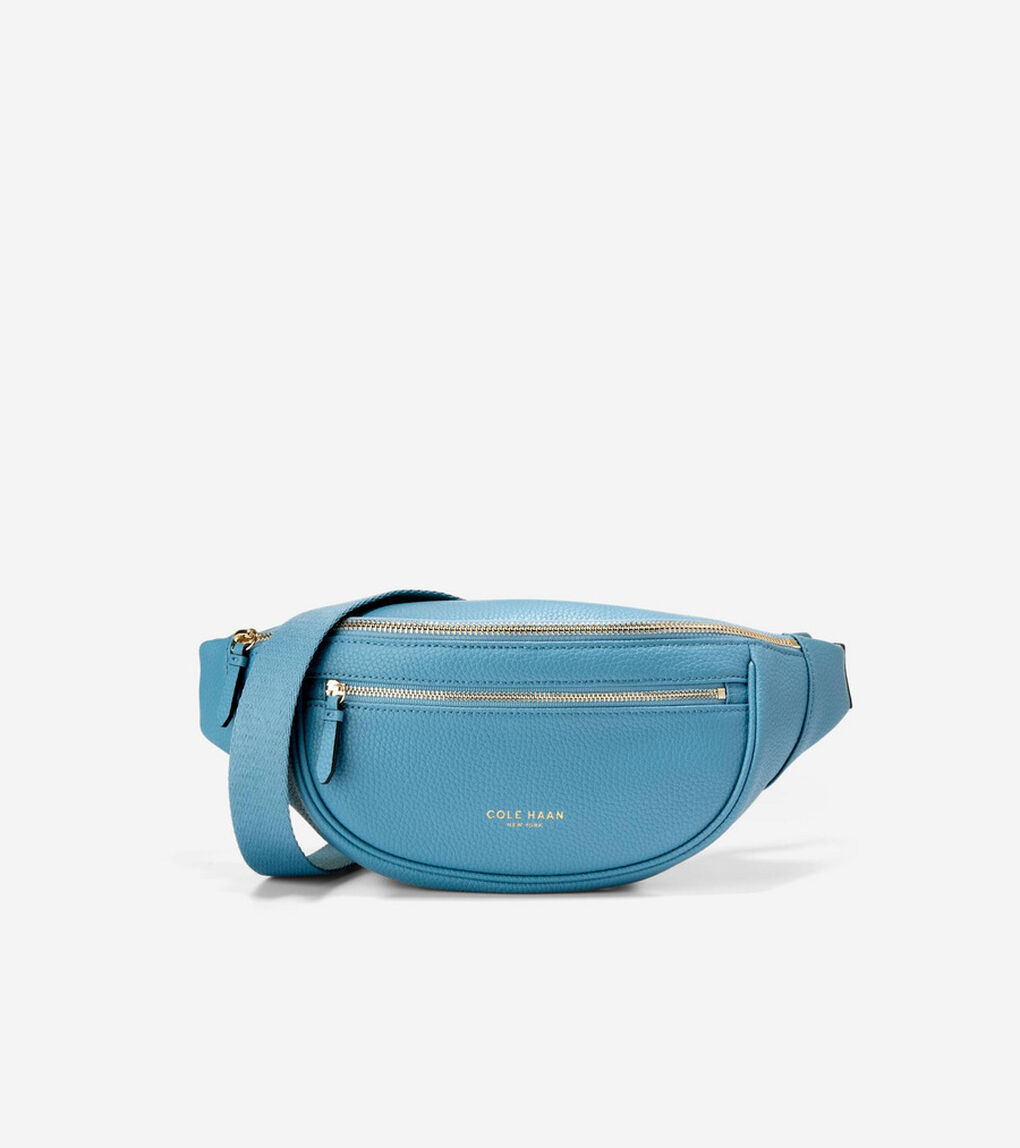 マッケンナ レザー ベルト バッグ womens.