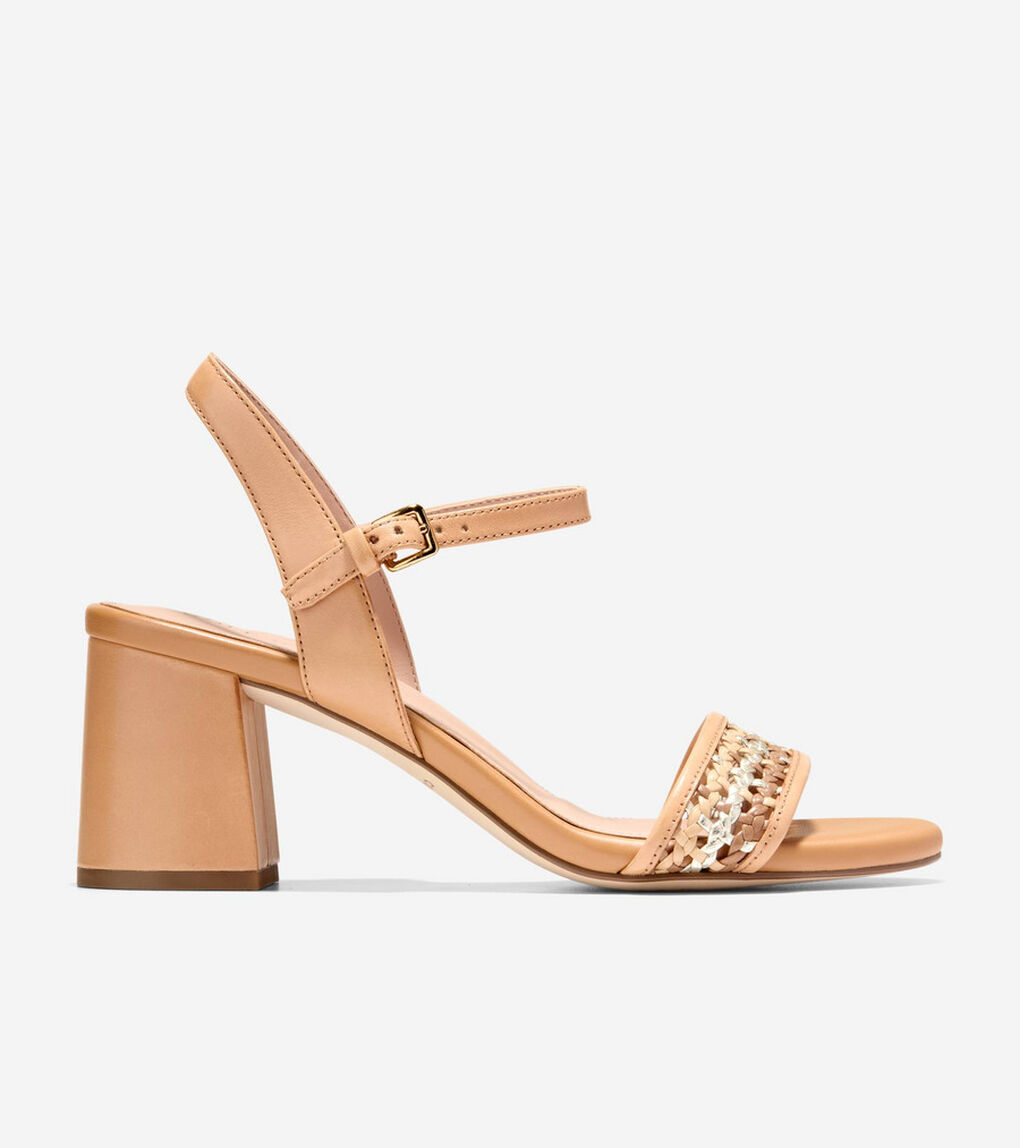 ジョージー ブロック ヒール サンダル 65MM womens.