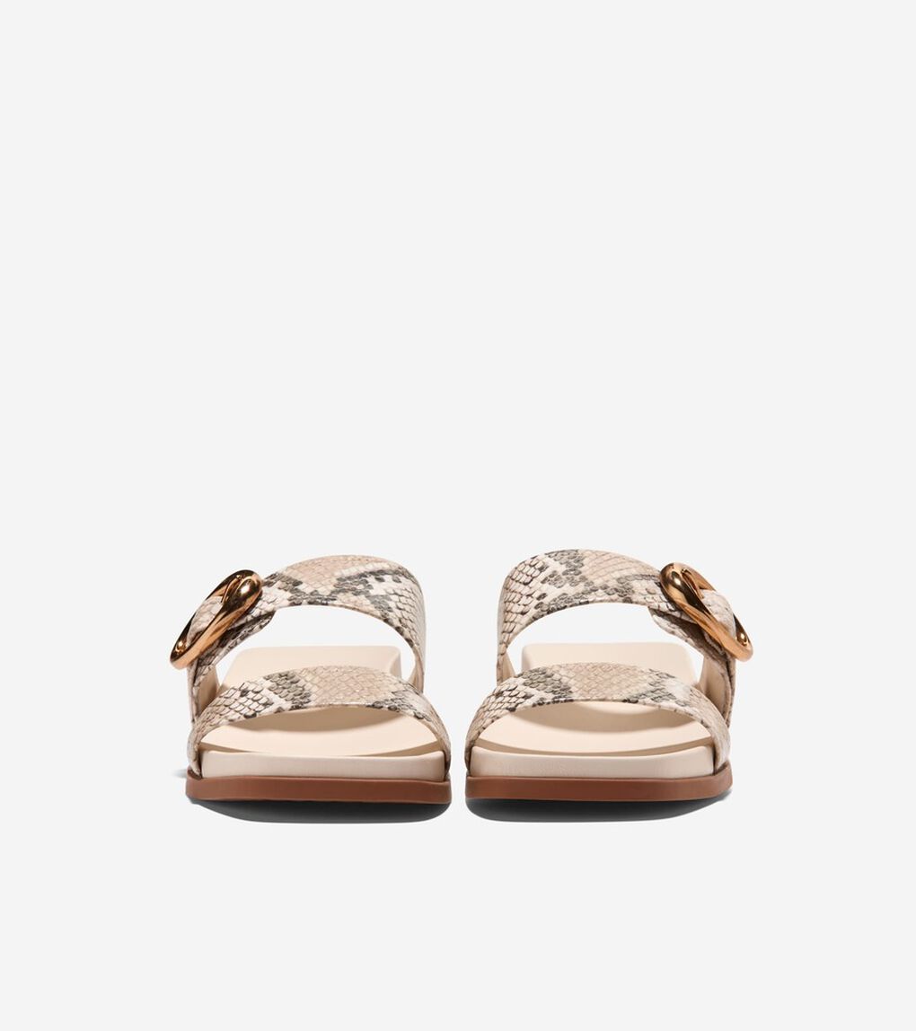 オークリン ダブルバンド フットベッド サンダル womens