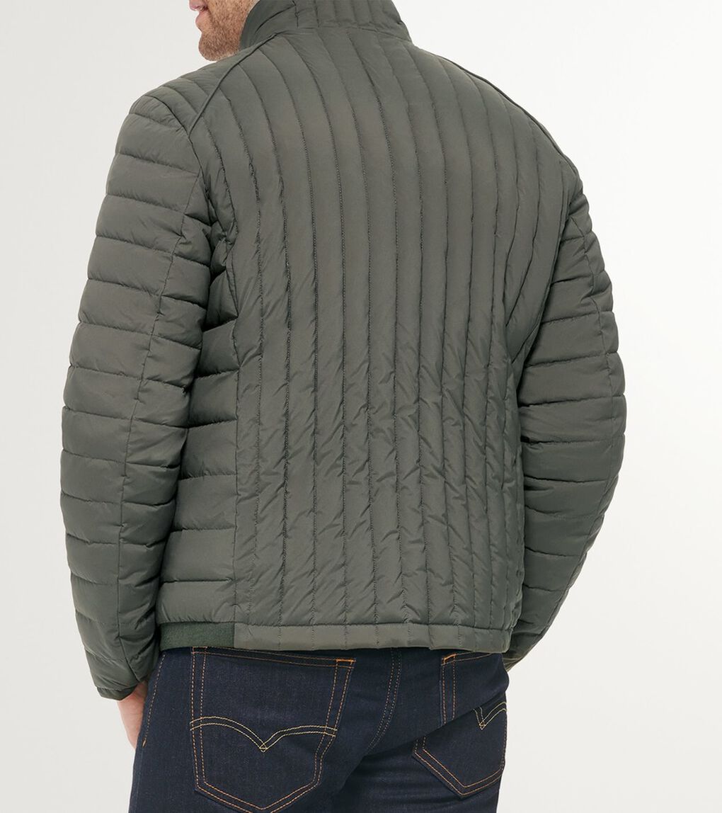 ストレッチキルテッドジャケット mens.