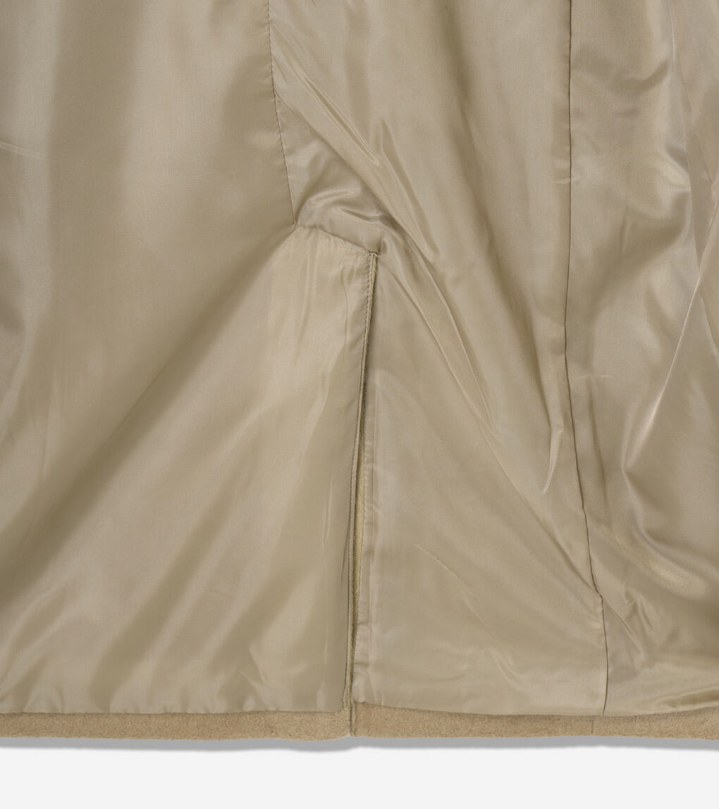 スリック ウール コート womens