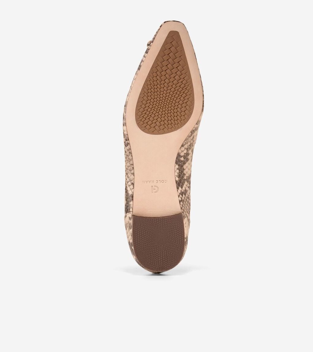 クリア バレエ フラット womens.