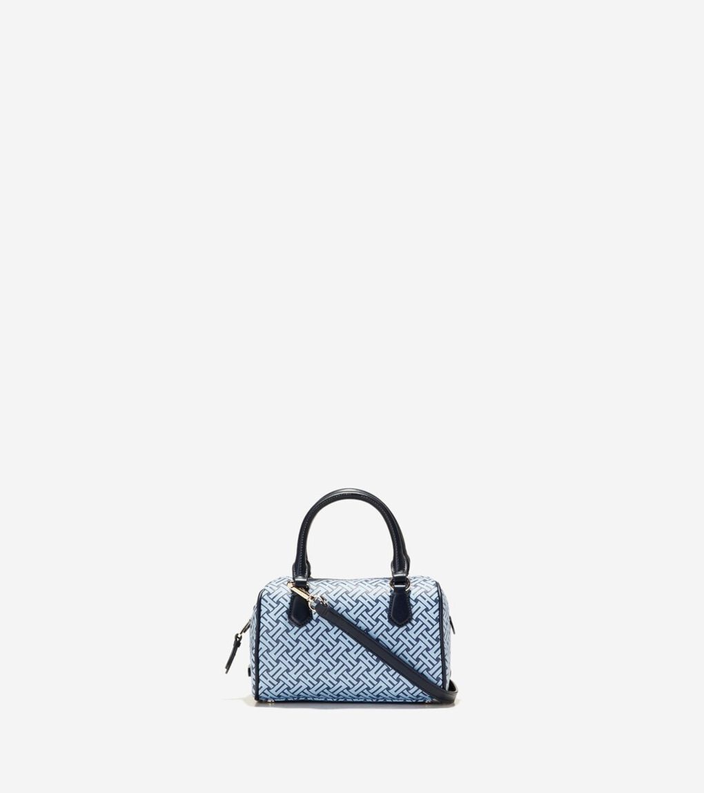 シグネチャー ウィーブ ミニ バレル サッチェル womens. 9000 | COLE_HAAN