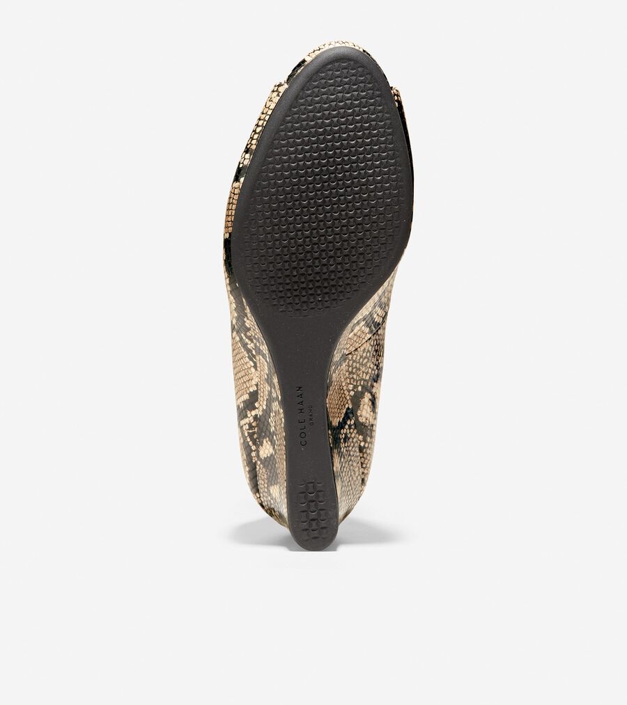 COLE HAAN グランド アンビション オープントゥ ウェッジ 55mm グランド アンビション オープントゥ ウェッジ 55mm womens. 0.0