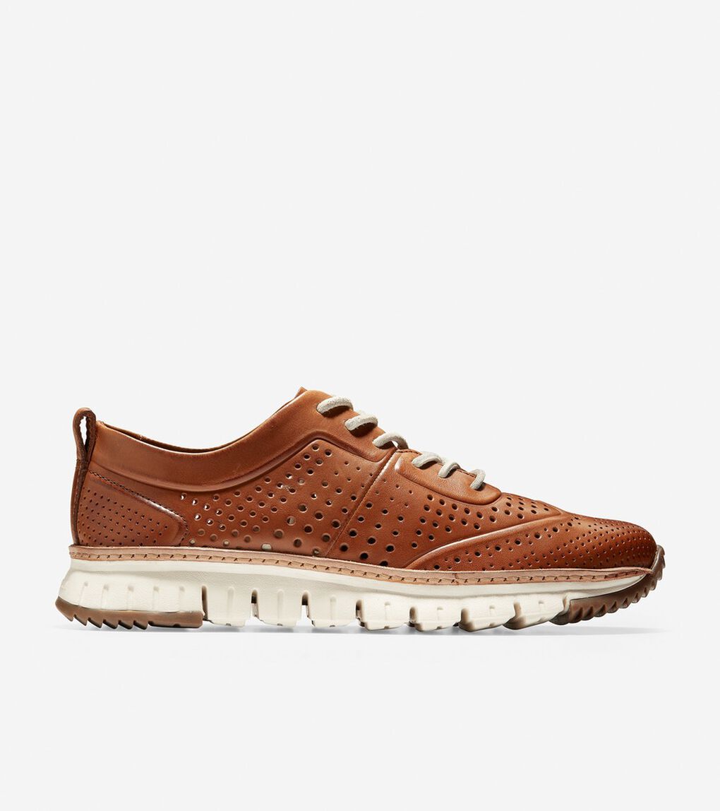 ゼログランド レーザー パーフォレーテッド スニーカー mens.